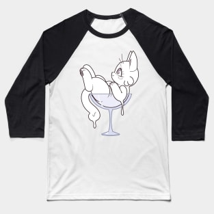 Lotion Cat in a cup Baseball T-Shirt